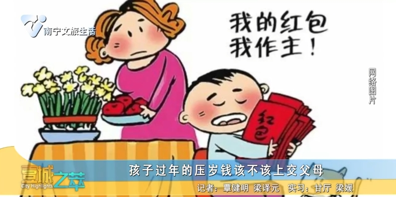 孩子过年的压岁钱该不该上交父母