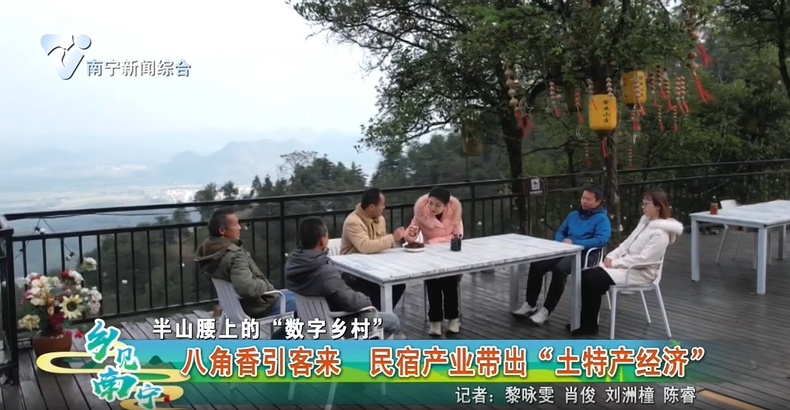 【半山腰上的“数字乡村”】八角香引客来 民宿产业带出“土特产经济”