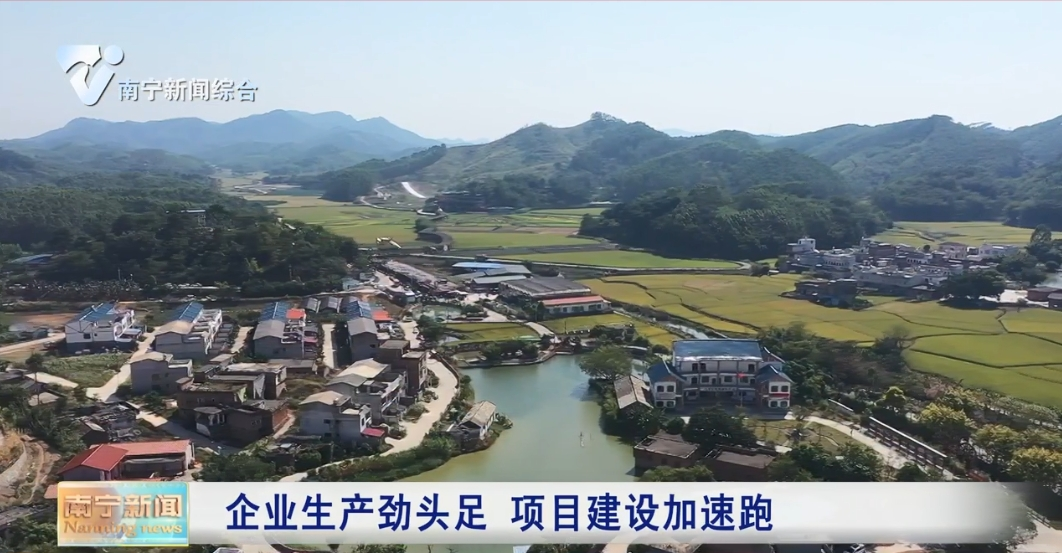 企业生产劲头足   项目建设加速跑 