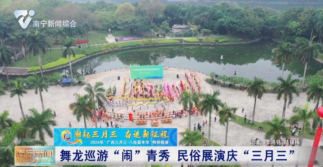 舞龍巡游“鬧”青秀 民俗展演慶“三月三”