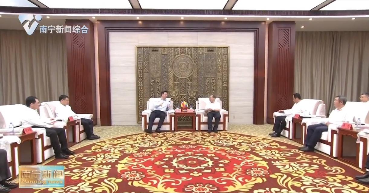 农生文会见深圳市市长覃伟中一行