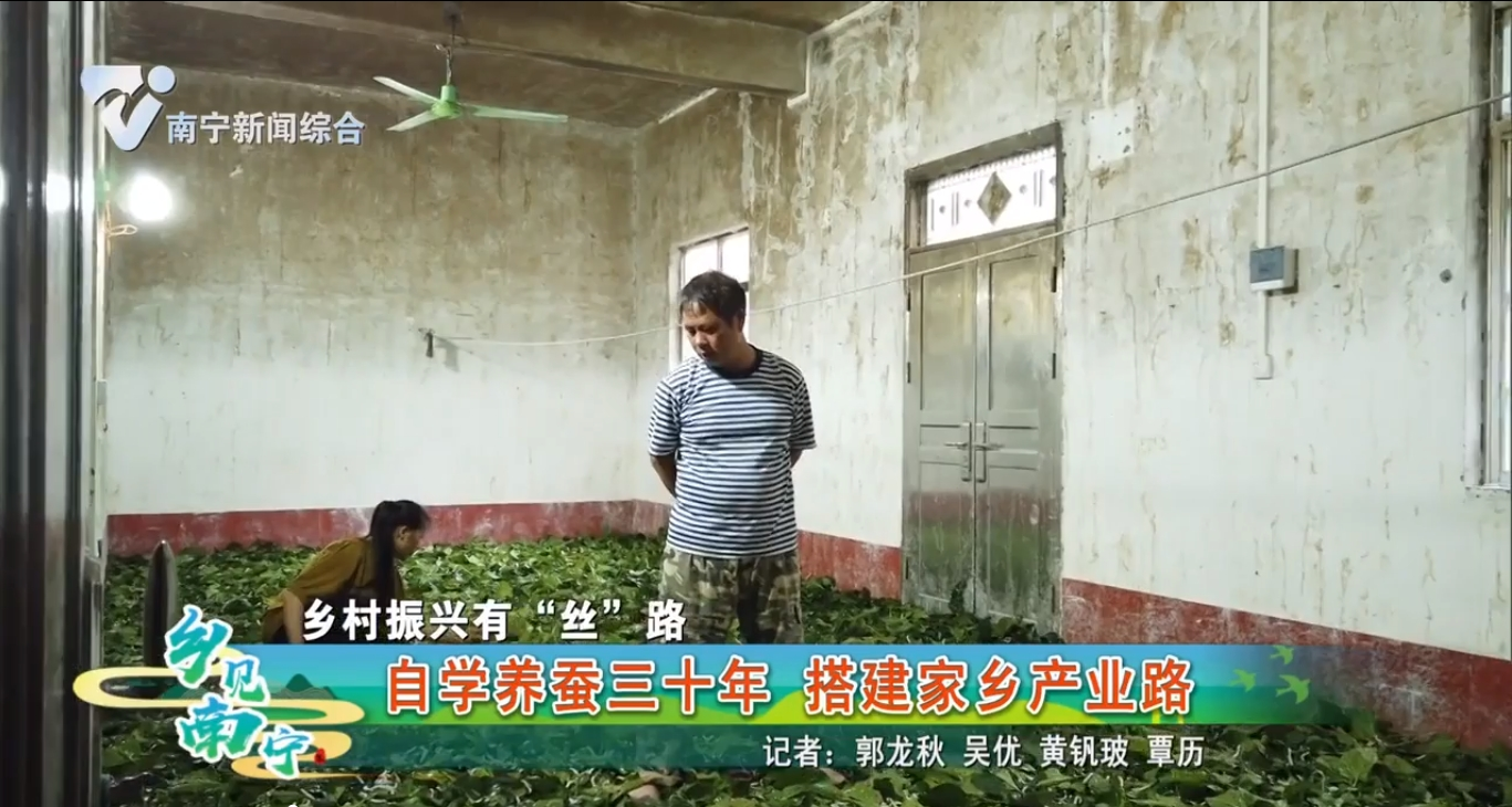 【乡村振兴有“丝”路】自学养蚕三十年 搭建家乡产业路