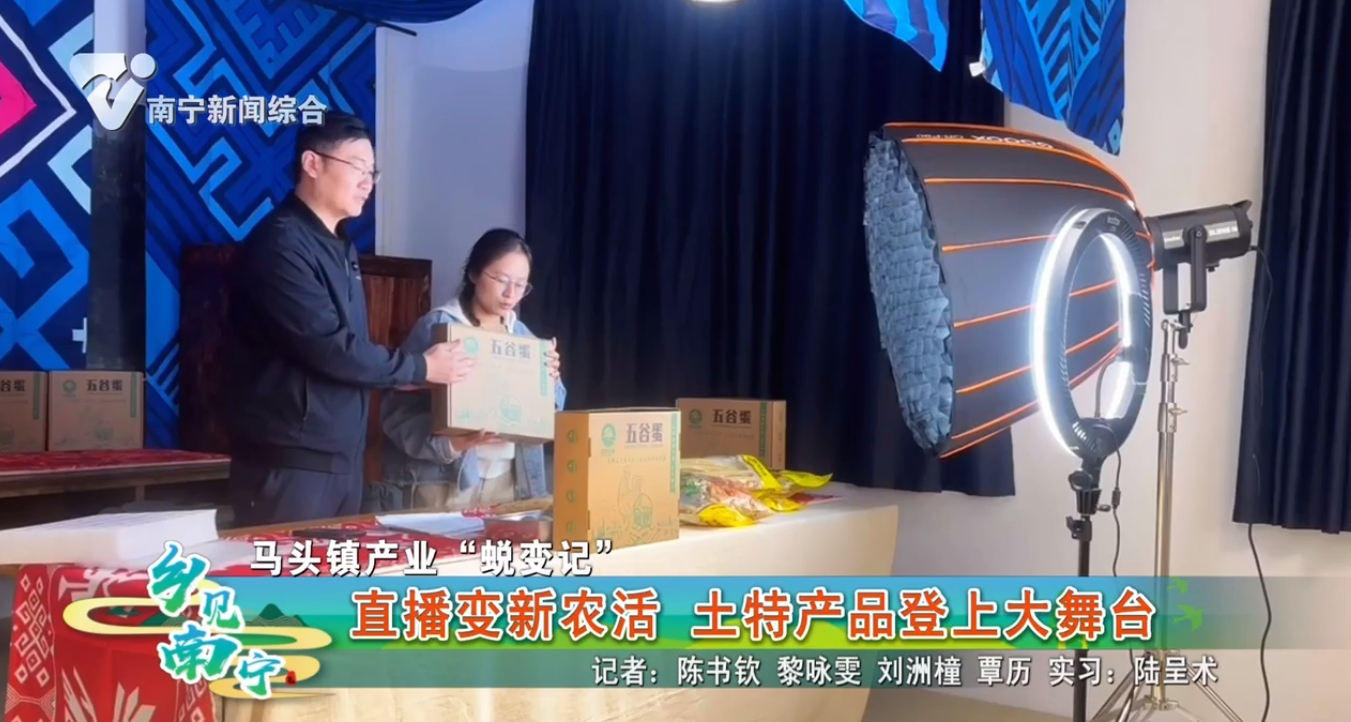【马头镇产业“蜕变记”】直播变新农活 土特产品登上大舞台