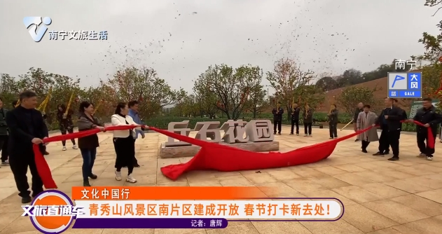 【文化中国行】青秀山风景区南片区建成开放 春节打卡新去处！