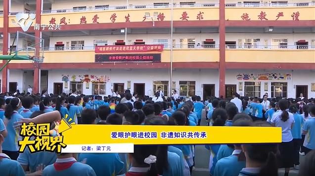 爱眼护眼进校园 非遗知识共传承