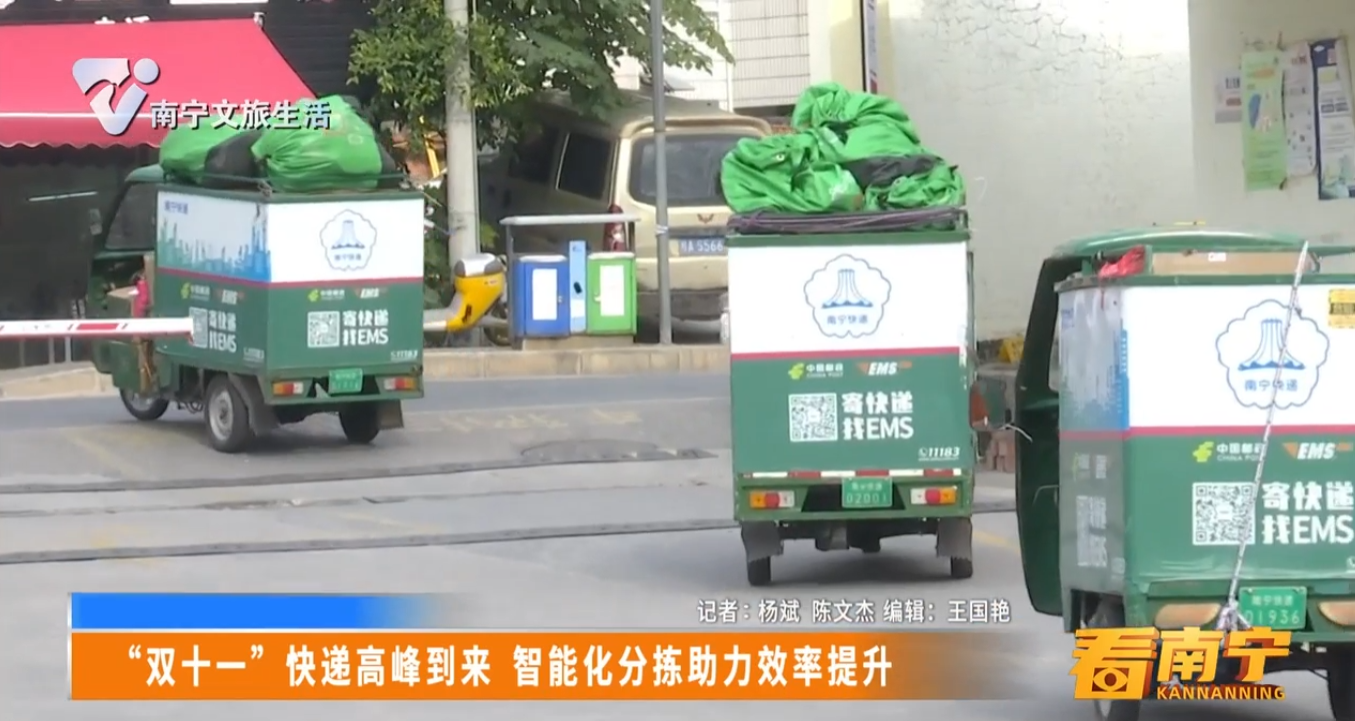 “双十一”快递高峰到来  智能化分拣助力效率提升