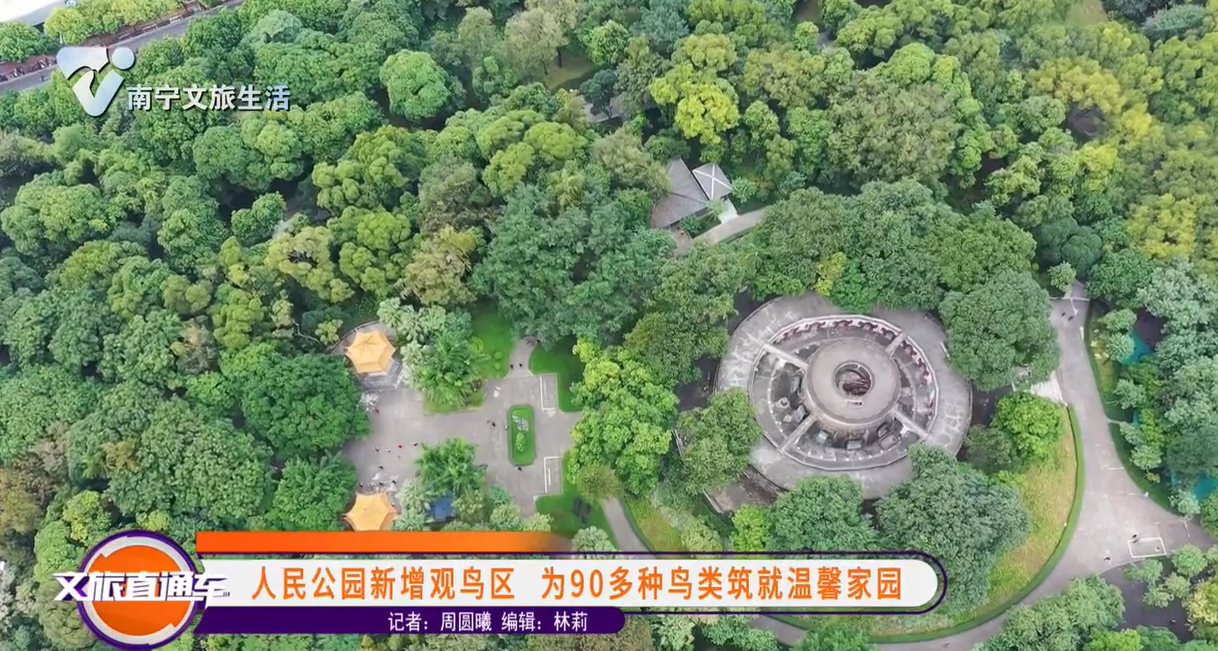 人民公园新增观鸟区 为90多种鸟类筑就温馨家园