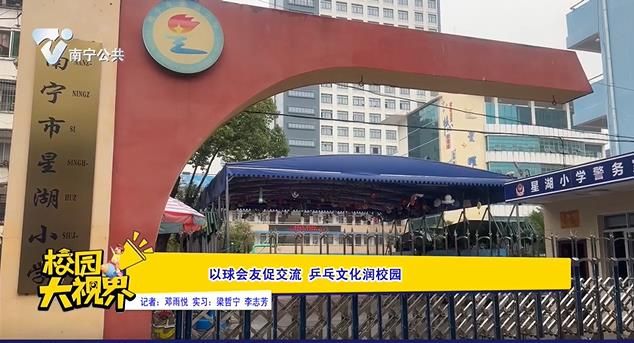 以球会友促交流 乒乓文化润校园