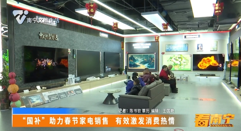 “国补”助力春节家电销售 有效激发消费热情