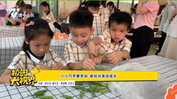 小小巧手赛劳动  家校共育促成长