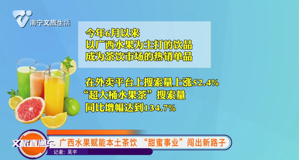 广西水果赋能本土茶饮 “甜蜜事业”闯出新路子